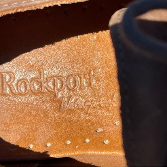 Rockport Northfield Oxford Waterproof Suede Leather Shoes - Picture 9 of 9